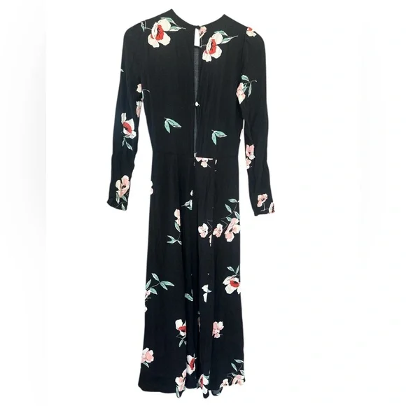 Reformation Vanessa Floral Print Long Sleeve Midi Dress - Picture 8 of 11